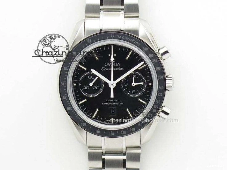 0409 HighQuality Seamaster Diver 300M OMF 1:1 Best Edition Blue Red Ceramic White Dial on SS Bracelet A 7705